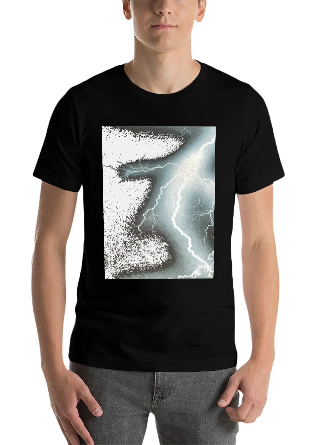 Cosmic Storm Essential Unisex Summer Tee – Soft Cotton Casual Fit