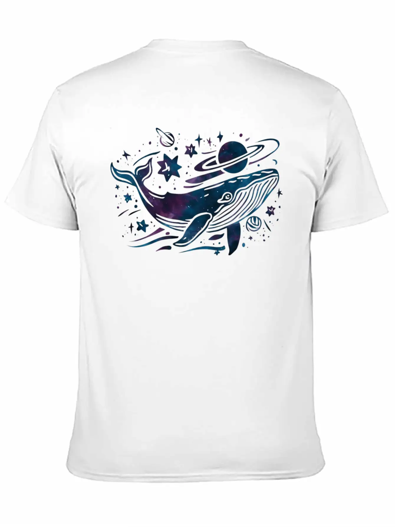 Cosmic Whale Dream Breathable Graphic T-Shirt – Perfect For Casual Days
