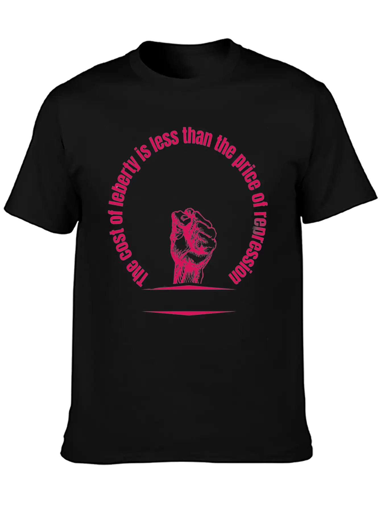 Cost Of Liberty Is Less Than The Price Of Repressi Essential Cotton Tee For Daily Outfits – Unisex Style