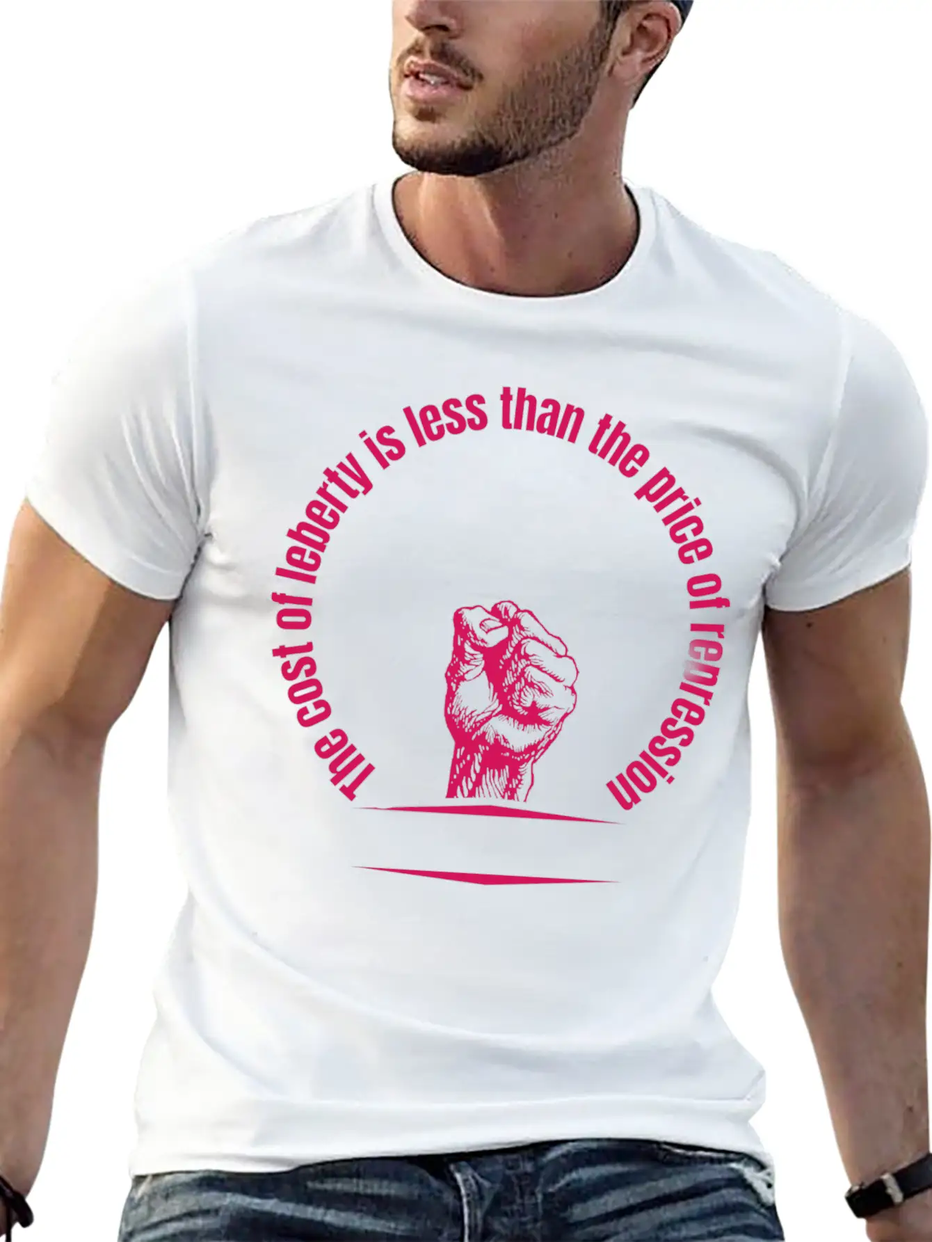Cost Of Liberty Is Less Than The Price Of Repressi Essential Cotton Tee For Daily Outfits – Unisex Style
