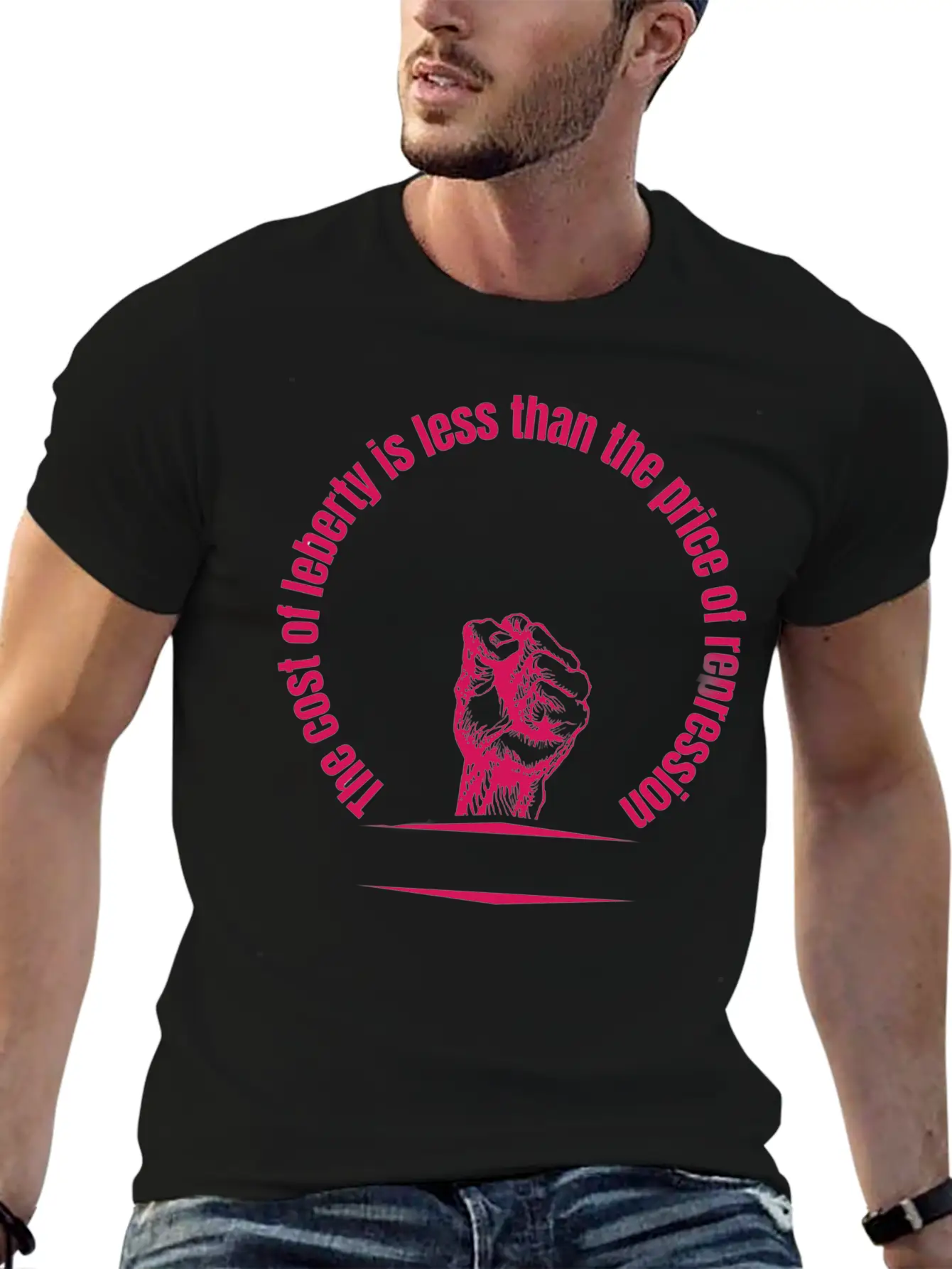 Cost Of Liberty Is Less Than The Price Of Repressi Essential Cotton Tee For Daily Outfits – Unisex Style