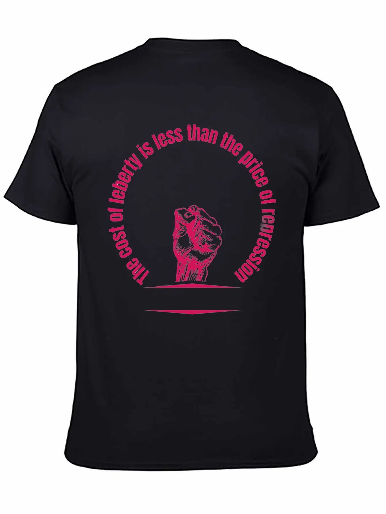 Cost Of Liberty Is Less Than The Price Of Repressi Essential Cotton Tee For Daily Outfits – Unisex Style
