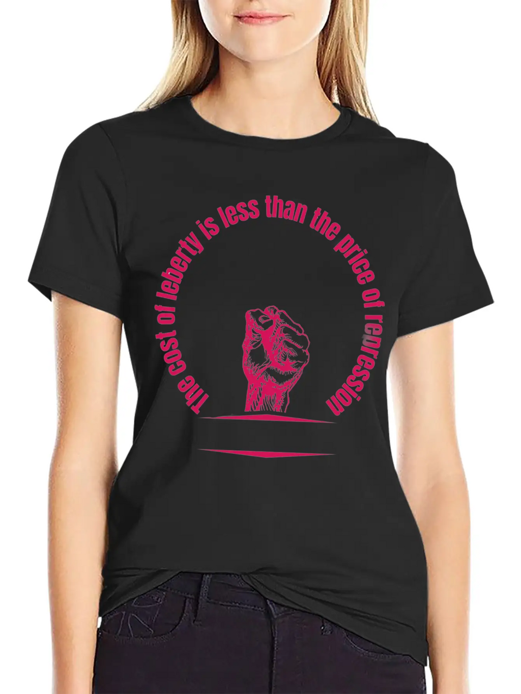 Cost Of Liberty Is Less Than The Price Of Repressi Essential Cotton Tee For Daily Outfits – Unisex Style