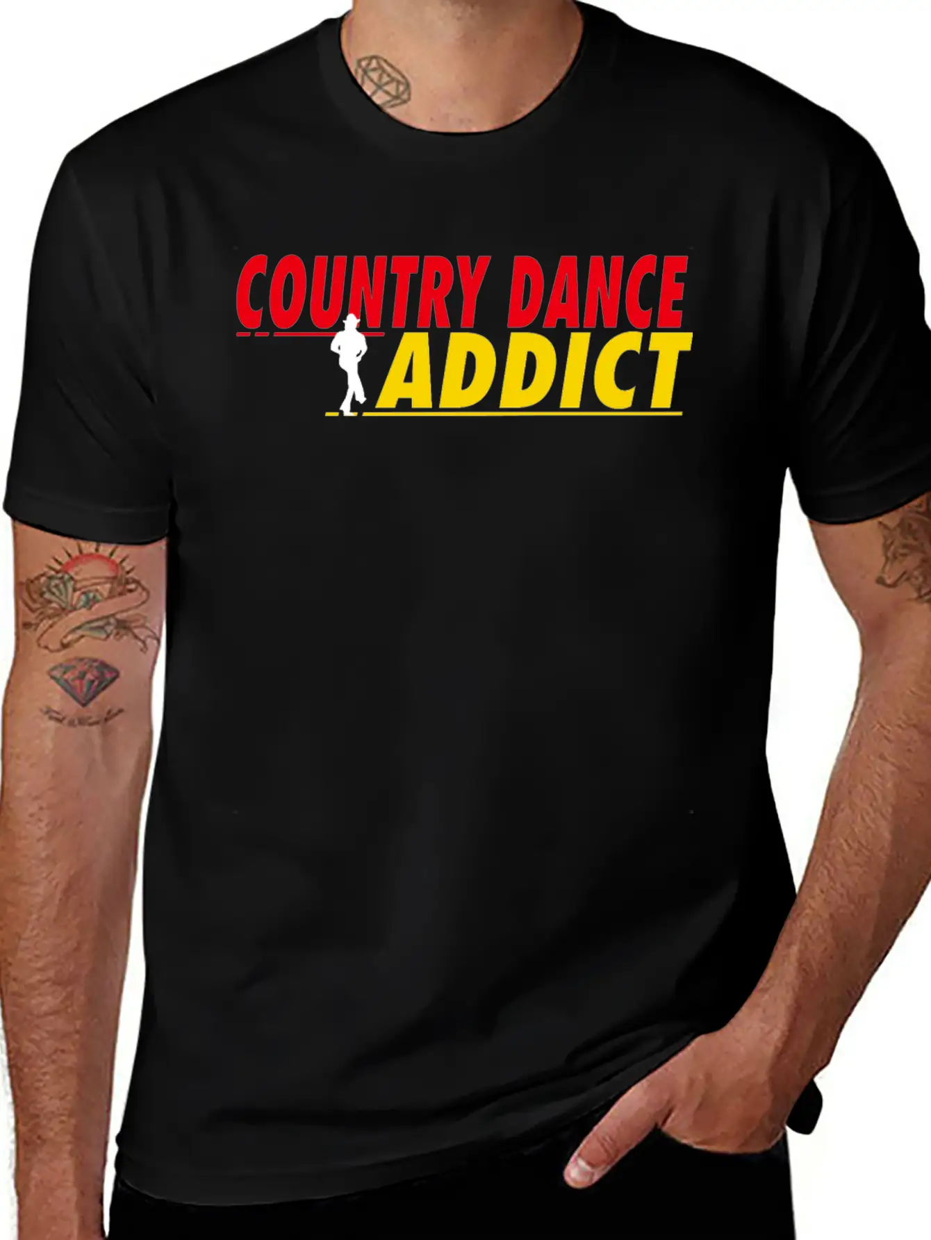 Country Dance Addict Breathable Soft Cotton T-Shirt – Timeless Casual Look