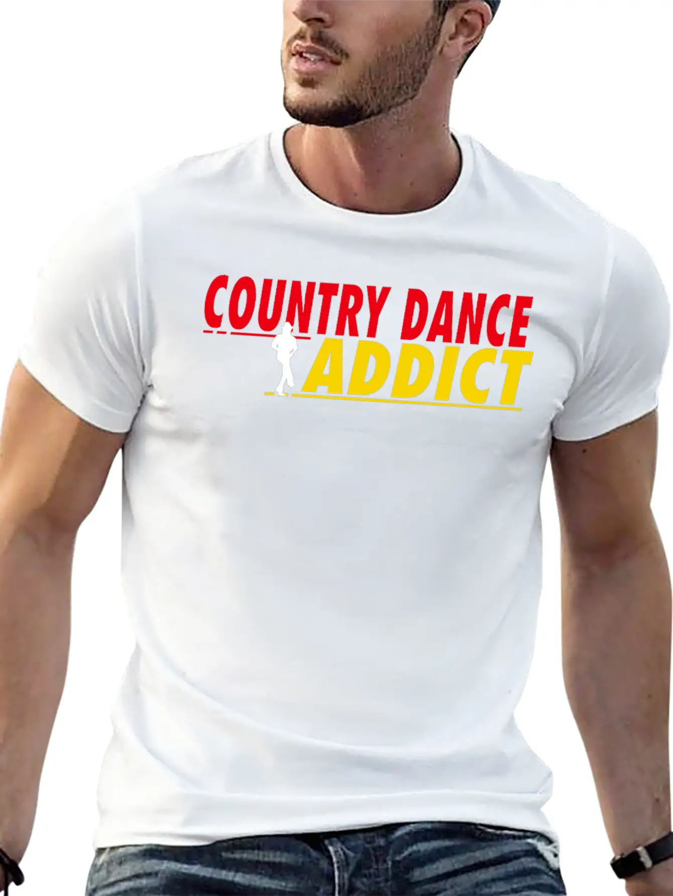 Country Dance Addict Breathable Soft Cotton T-Shirt – Timeless Casual Look
