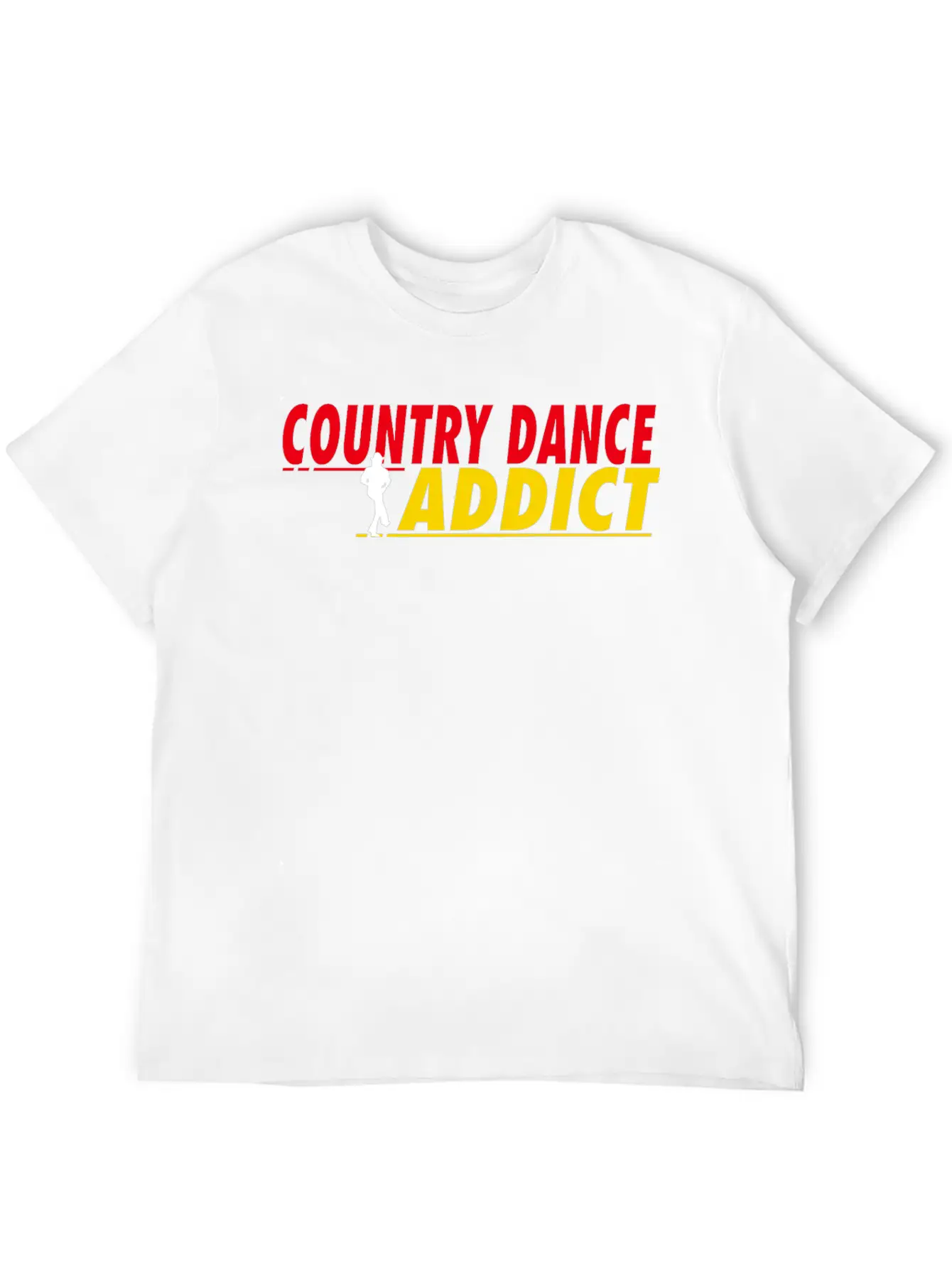 Country Dance Addict Breathable Soft Cotton T-Shirt – Timeless Casual Look