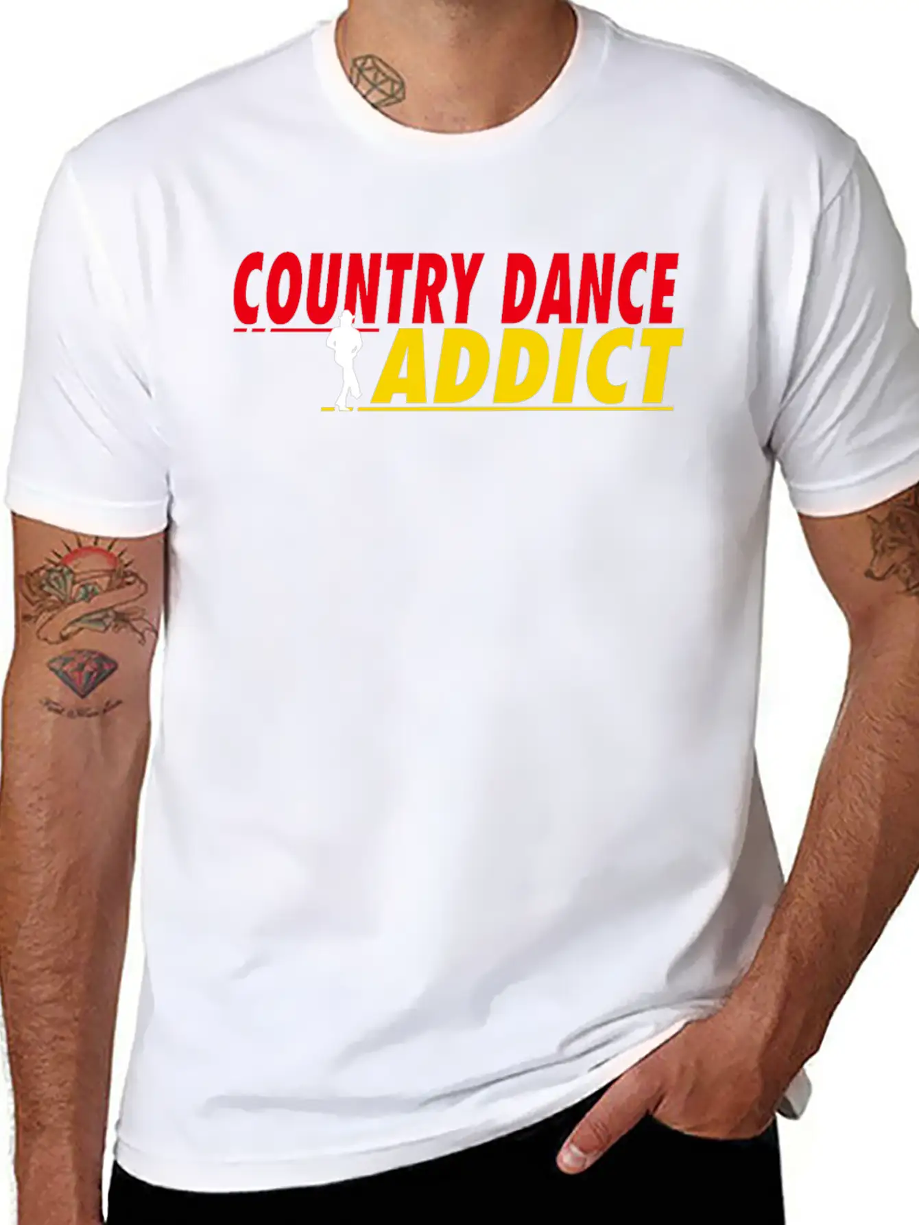 Country Dance Addict Breathable Soft Cotton T-Shirt – Timeless Casual Look