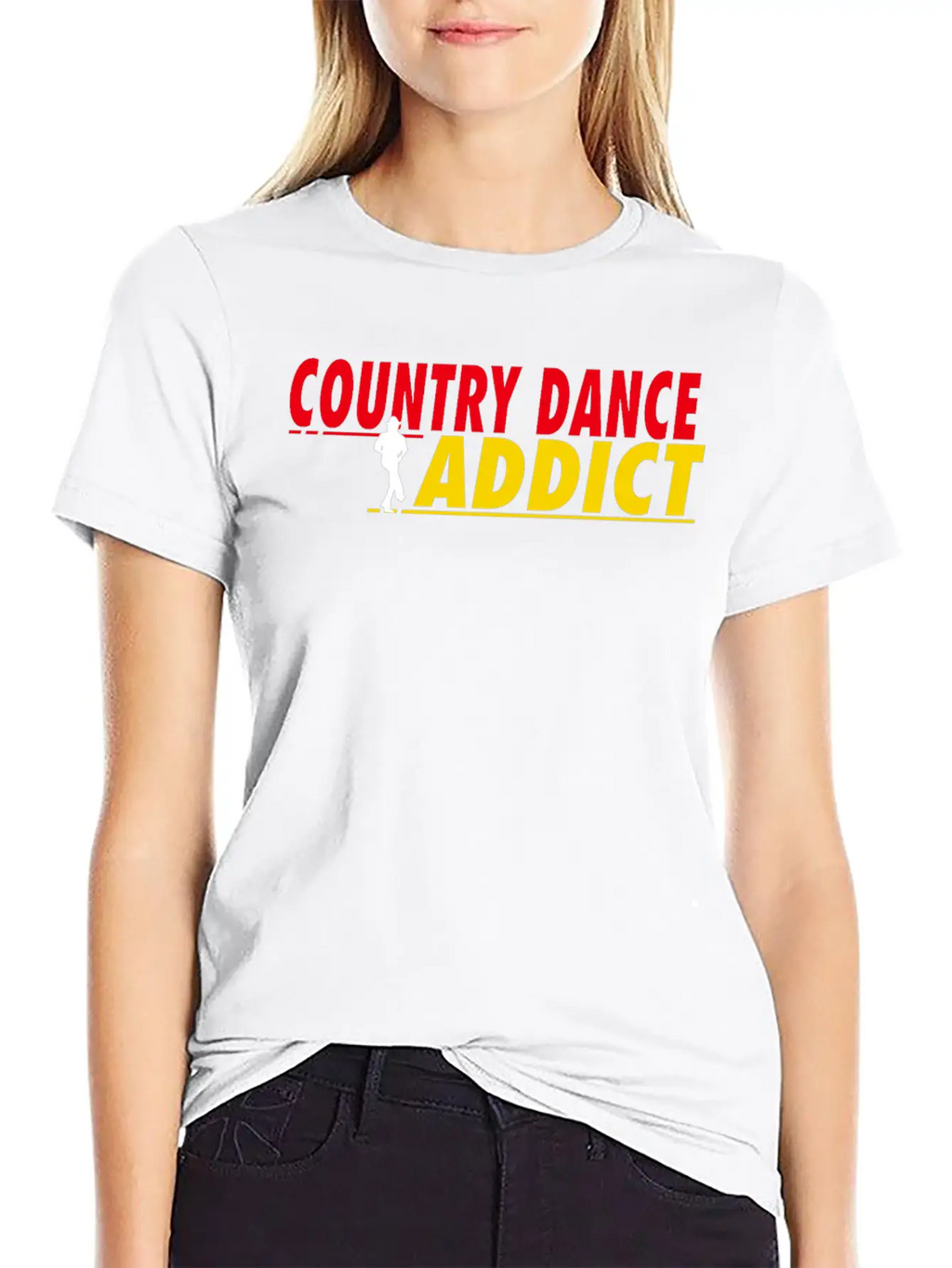 Country Dance Addict Breathable Soft Cotton T-Shirt – Timeless Casual Look