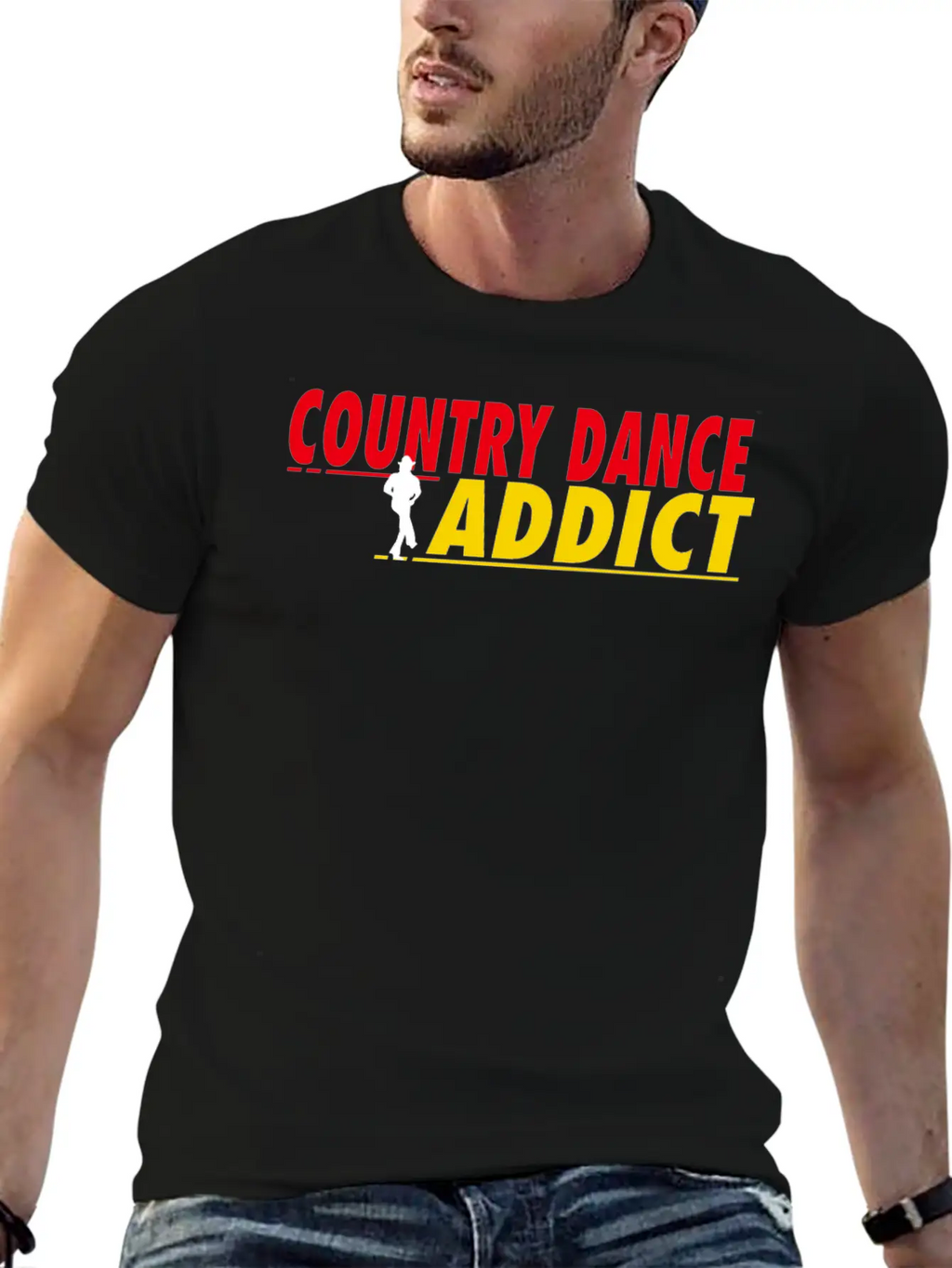 Country Dance Addict Breathable Soft Cotton T-Shirt – Timeless Casual Look
