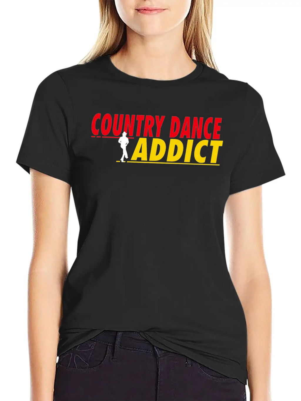 Country Dance Addict Breathable Soft Cotton T-Shirt – Timeless Casual Look