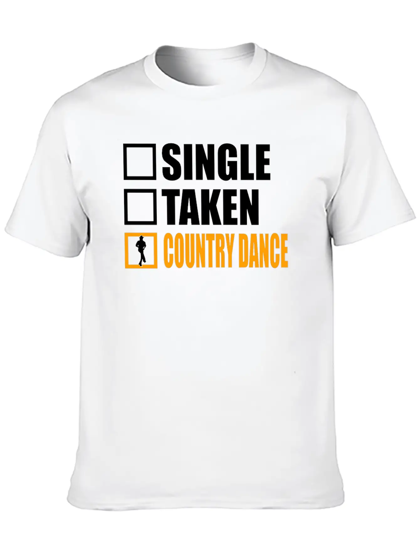 Country Dance Is My Girlfriend Essential Cotton Tee For Daily Outfits – Unisex Style