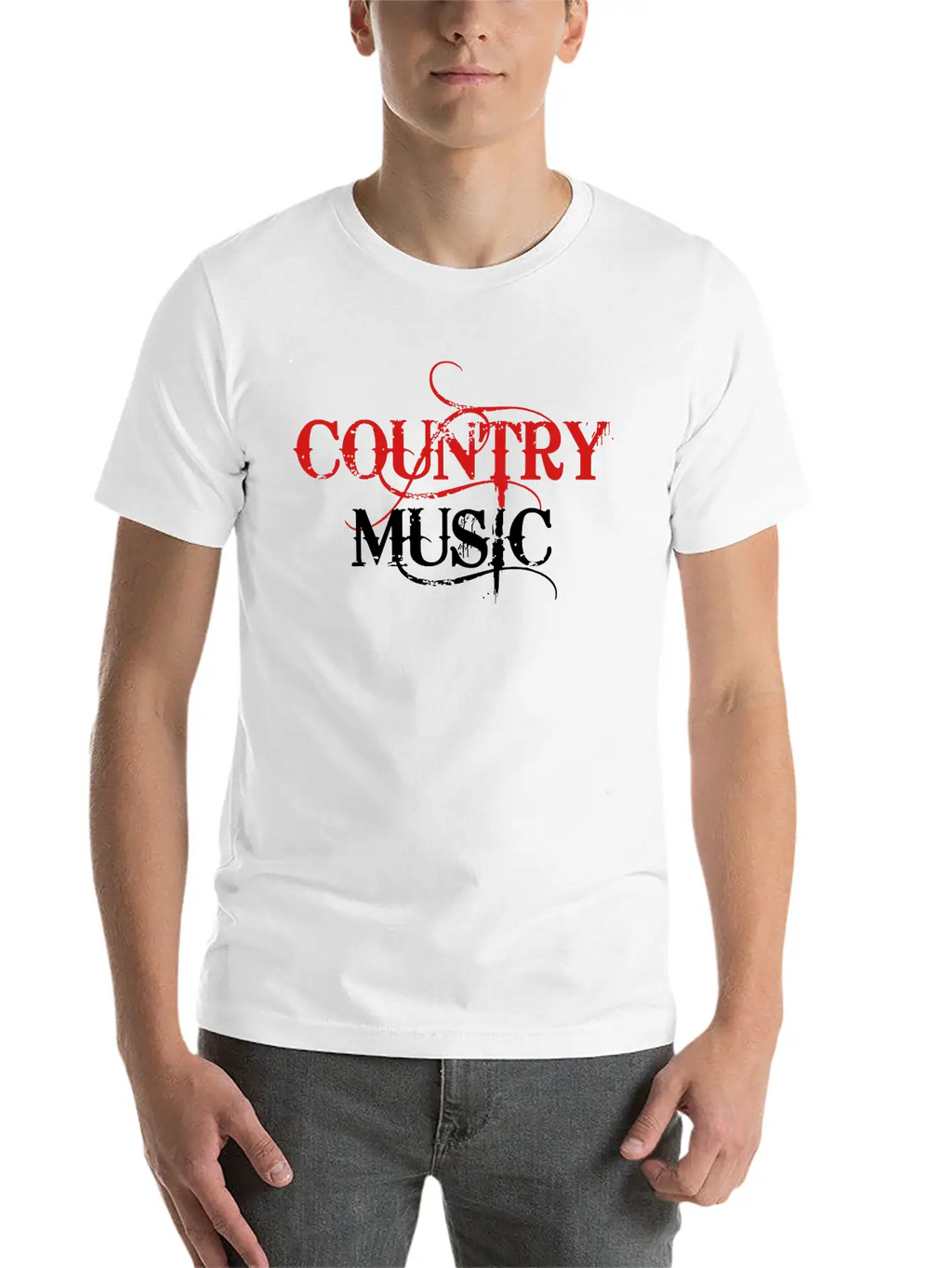 Country Music ! Basic Graphic T-Shirt – Daily Comfort In Soft Cotton