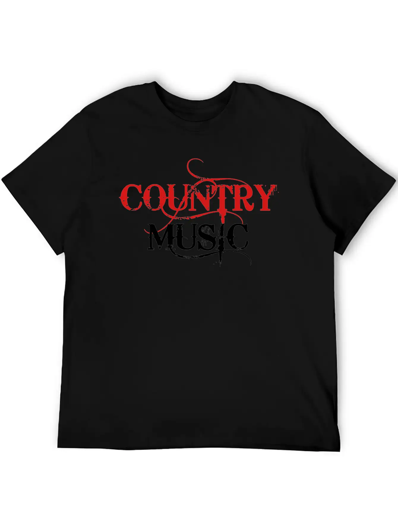 Country Music ! Basic Graphic T-Shirt – Daily Comfort In Soft Cotton