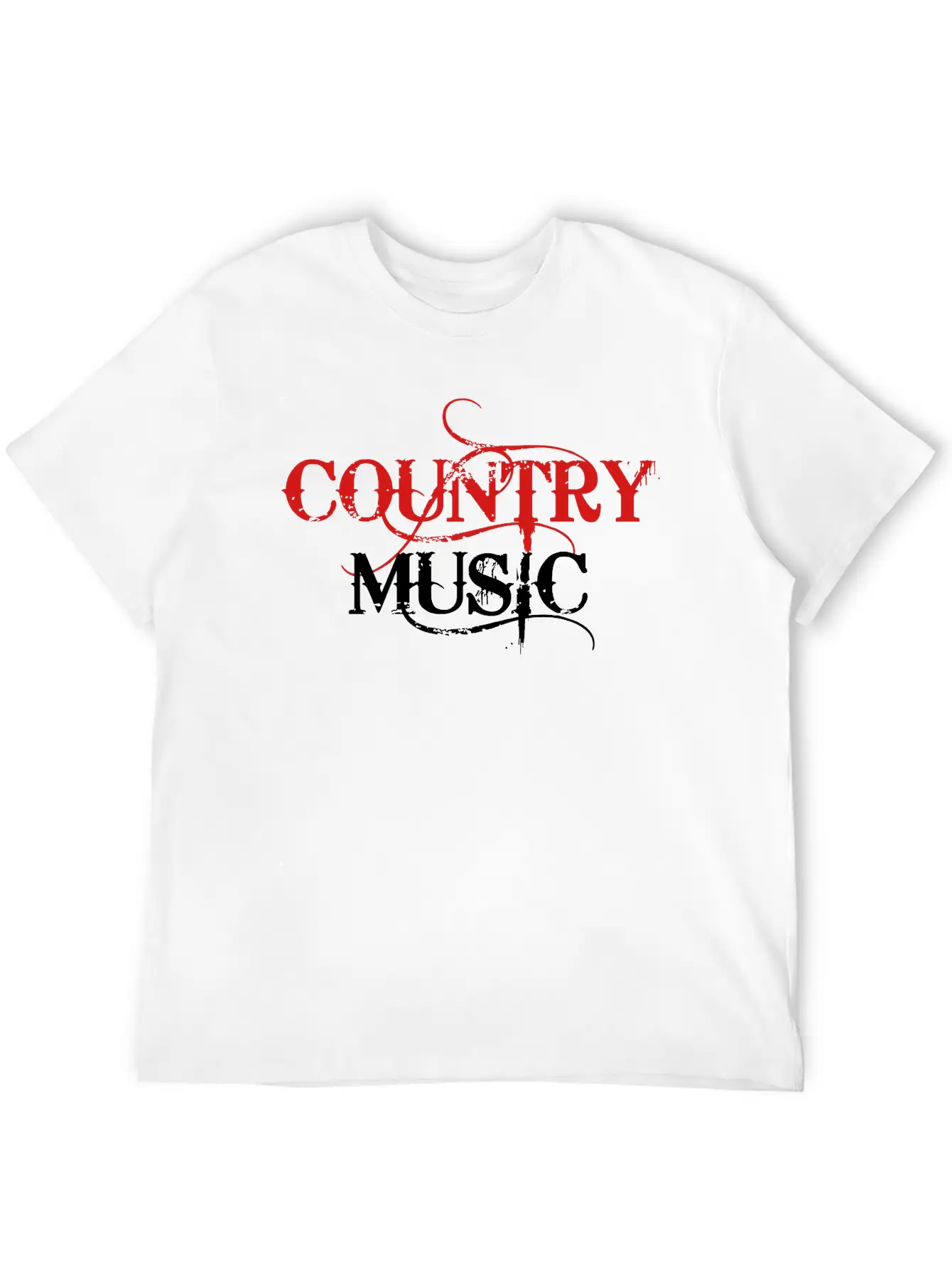 Country Music ! Basic Graphic T-Shirt – Daily Comfort In Soft Cotton