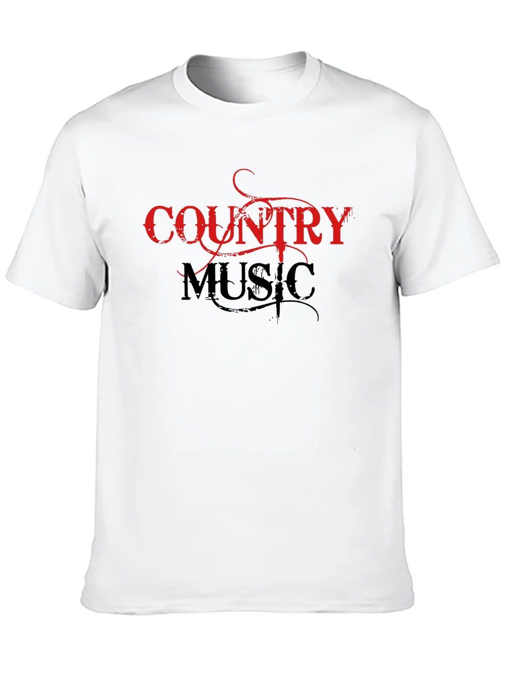 Country Music ! Basic Graphic T-Shirt – Daily Comfort In Soft Cotton