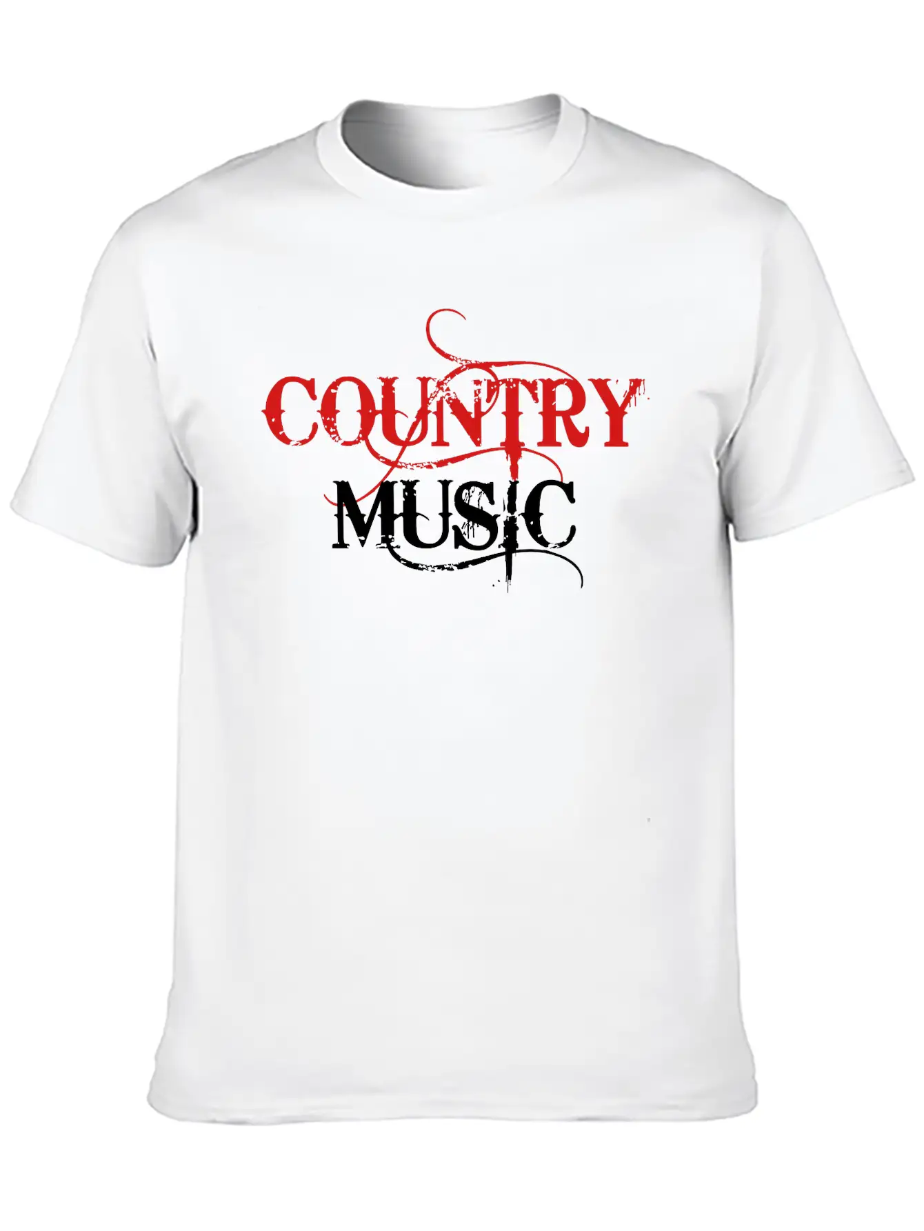 Country Music ! Basic Graphic T-Shirt – Daily Comfort In Soft Cotton