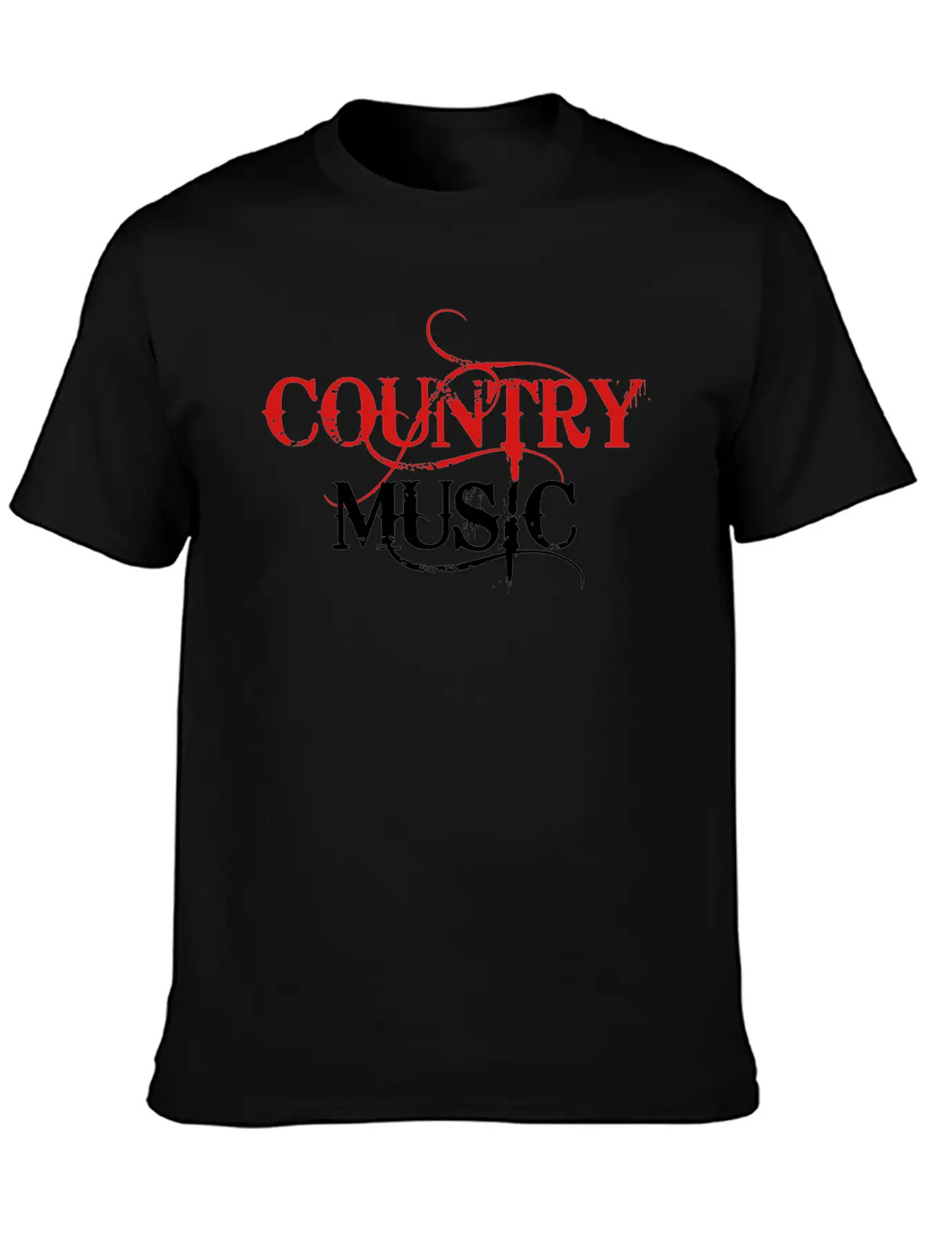 Country Music ! Basic Graphic T-Shirt – Daily Comfort In Soft Cotton