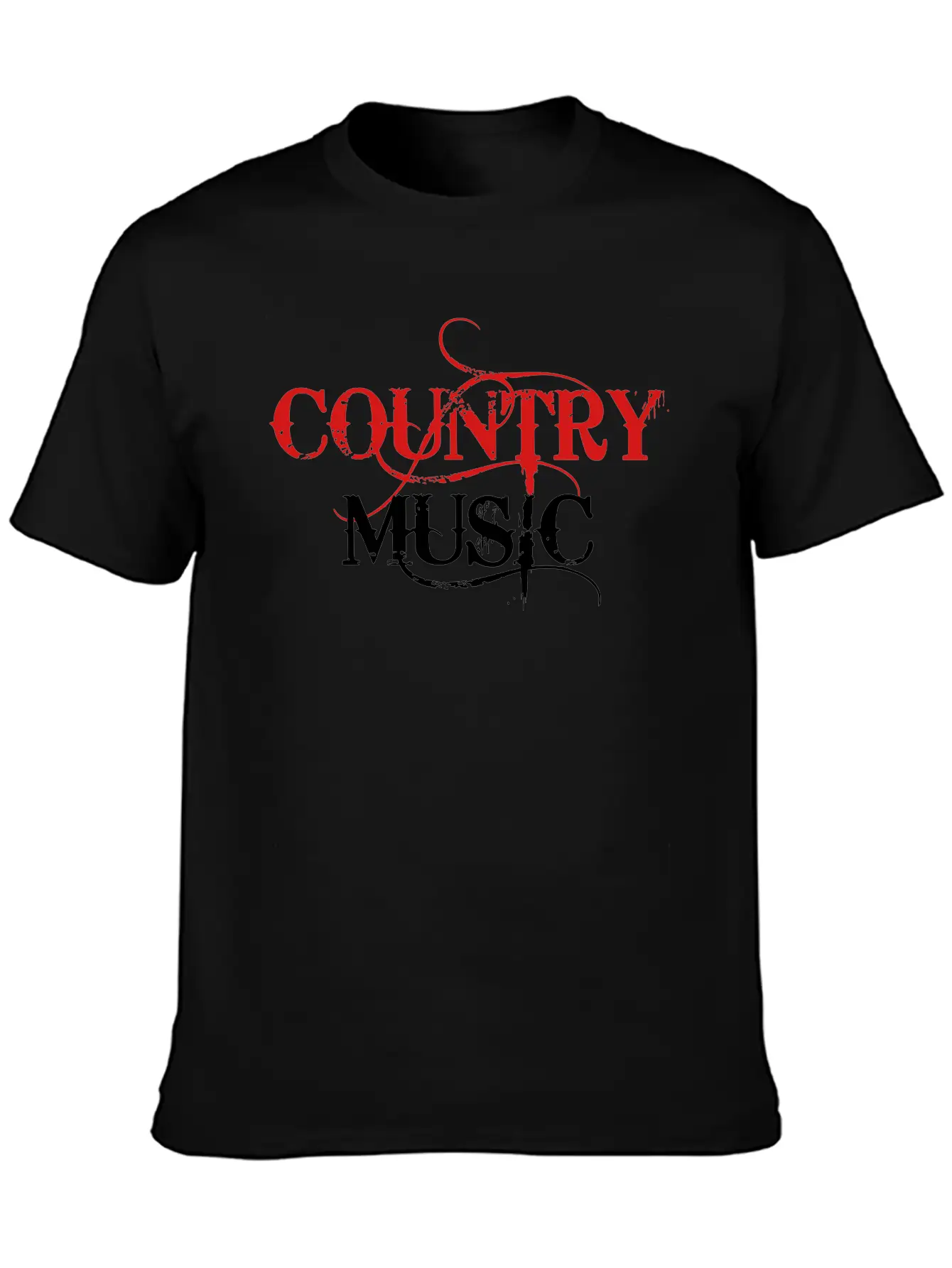 Country Music ! Basic Graphic T-Shirt – Daily Comfort In Soft Cotton
