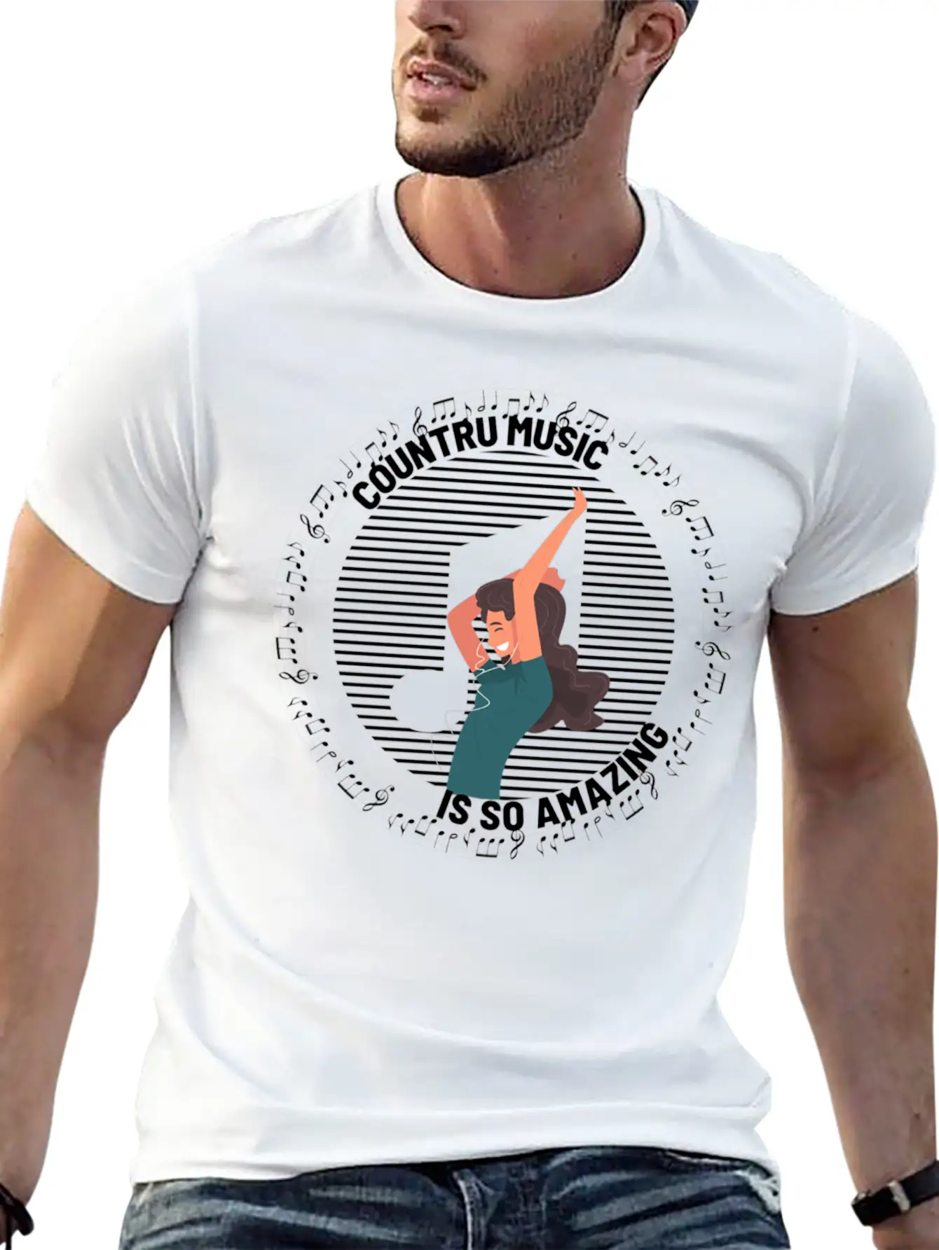 Country Music Is So Amazing Classic Cotton Tee – Unisex Comfort For Any Season