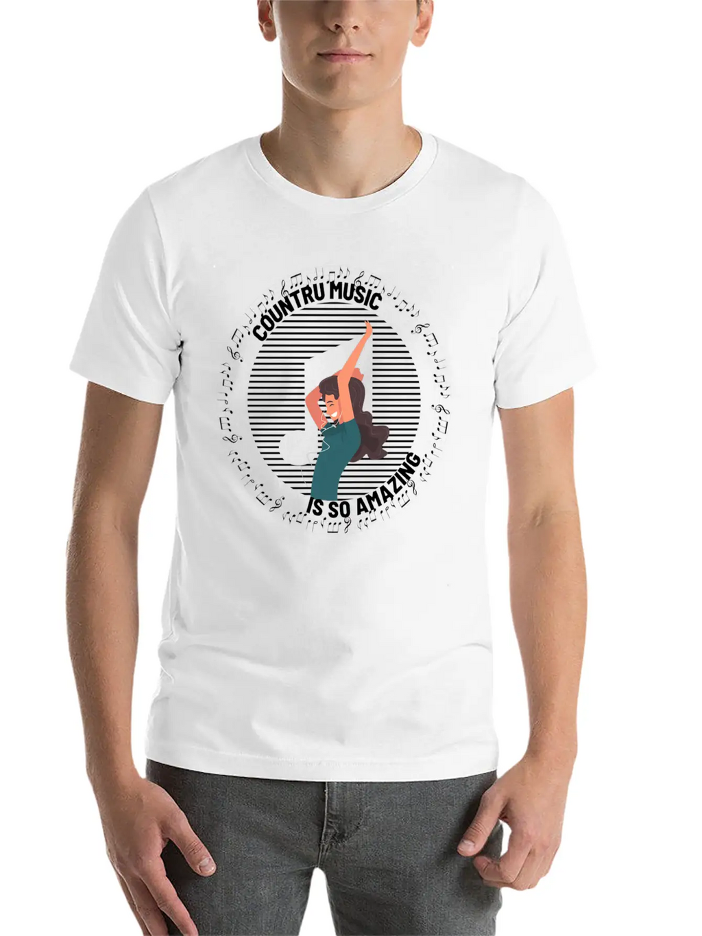 Country Music Is So Amazing Classic Cotton Tee – Unisex Comfort For Any Season