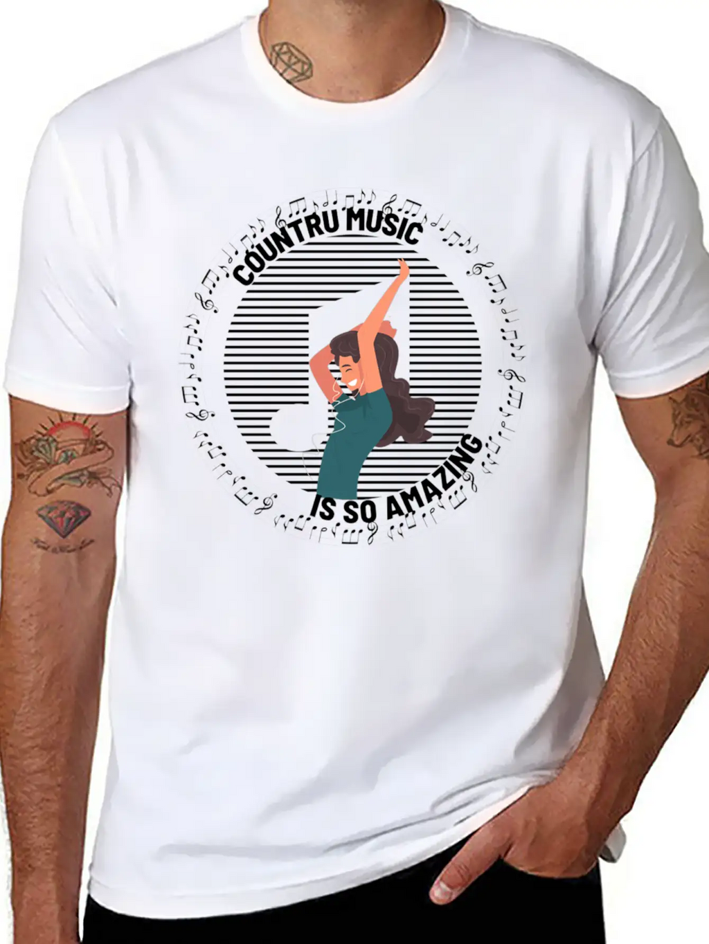 Country Music Is So Amazing Classic Cotton Tee – Unisex Comfort For Any Season