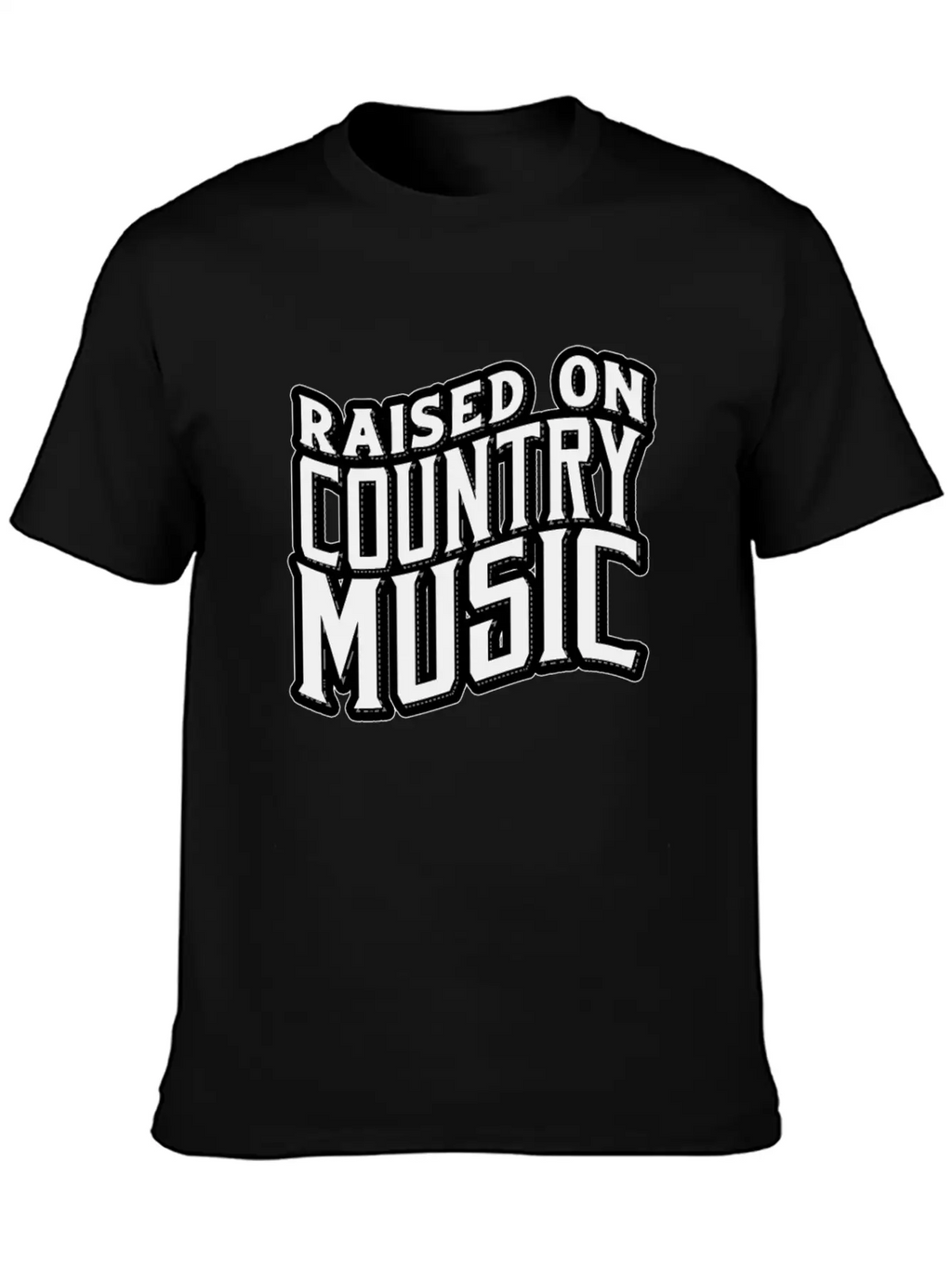 Country Music Modern Fit Casual T-Shirt – Clean And Versatile Design