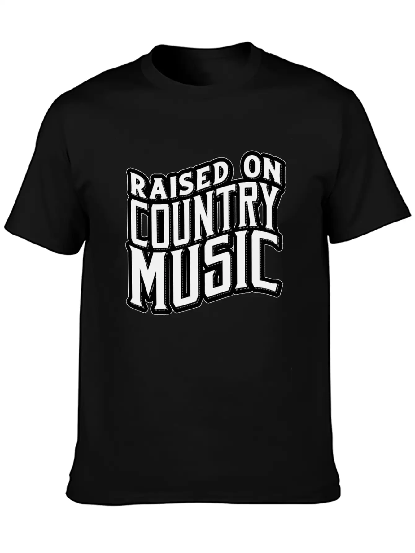 Country Music Modern Fit Casual T-Shirt – Clean And Versatile Design
