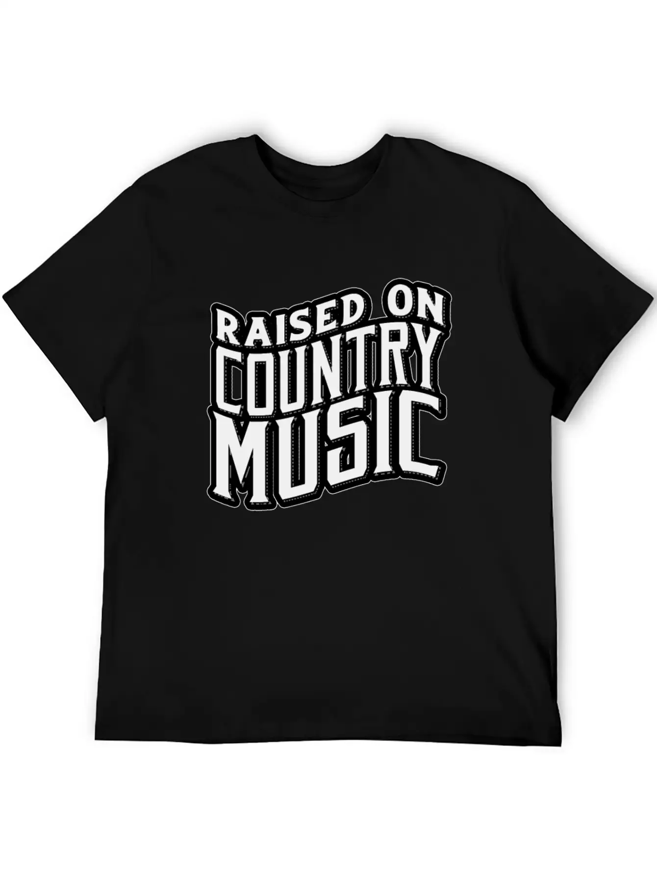 Country Music Modern Fit Casual T-Shirt – Clean And Versatile Design