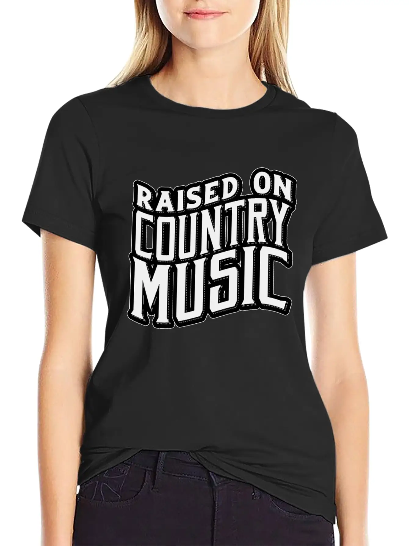 Country Music Modern Fit Casual T-Shirt – Clean And Versatile Design
