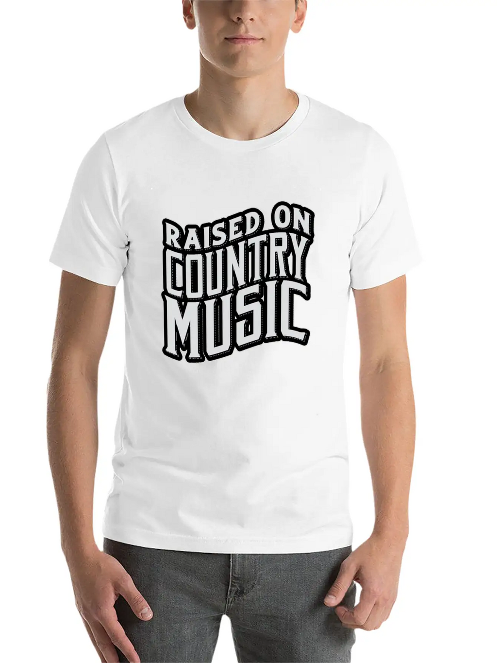 Country Music Modern Fit Casual T-Shirt – Clean And Versatile Design