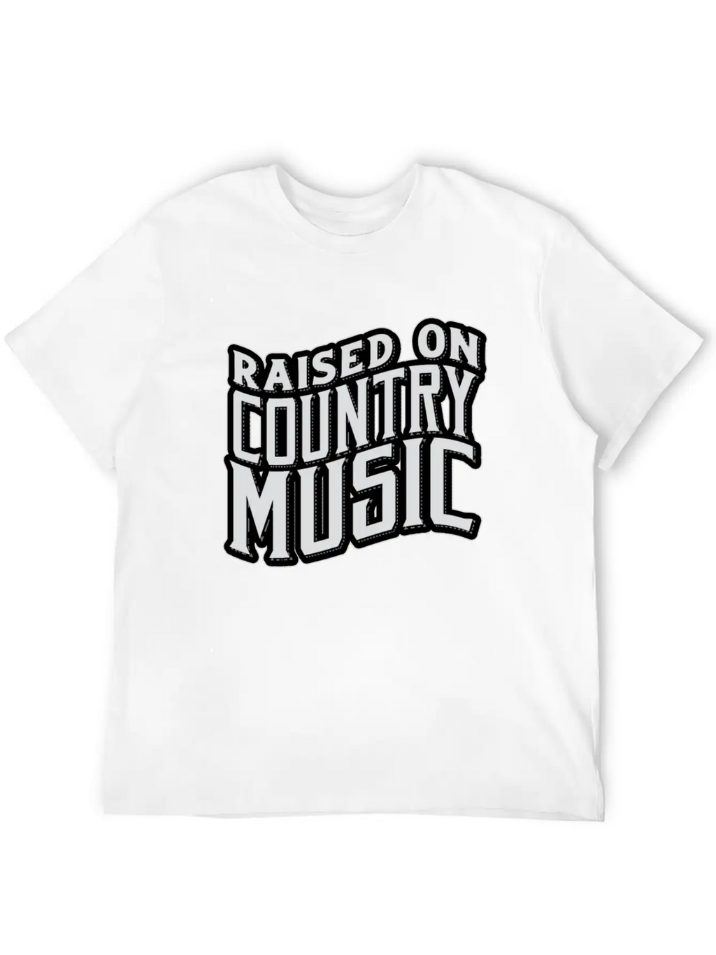 Country Music Modern Fit Casual T-Shirt – Clean And Versatile Design