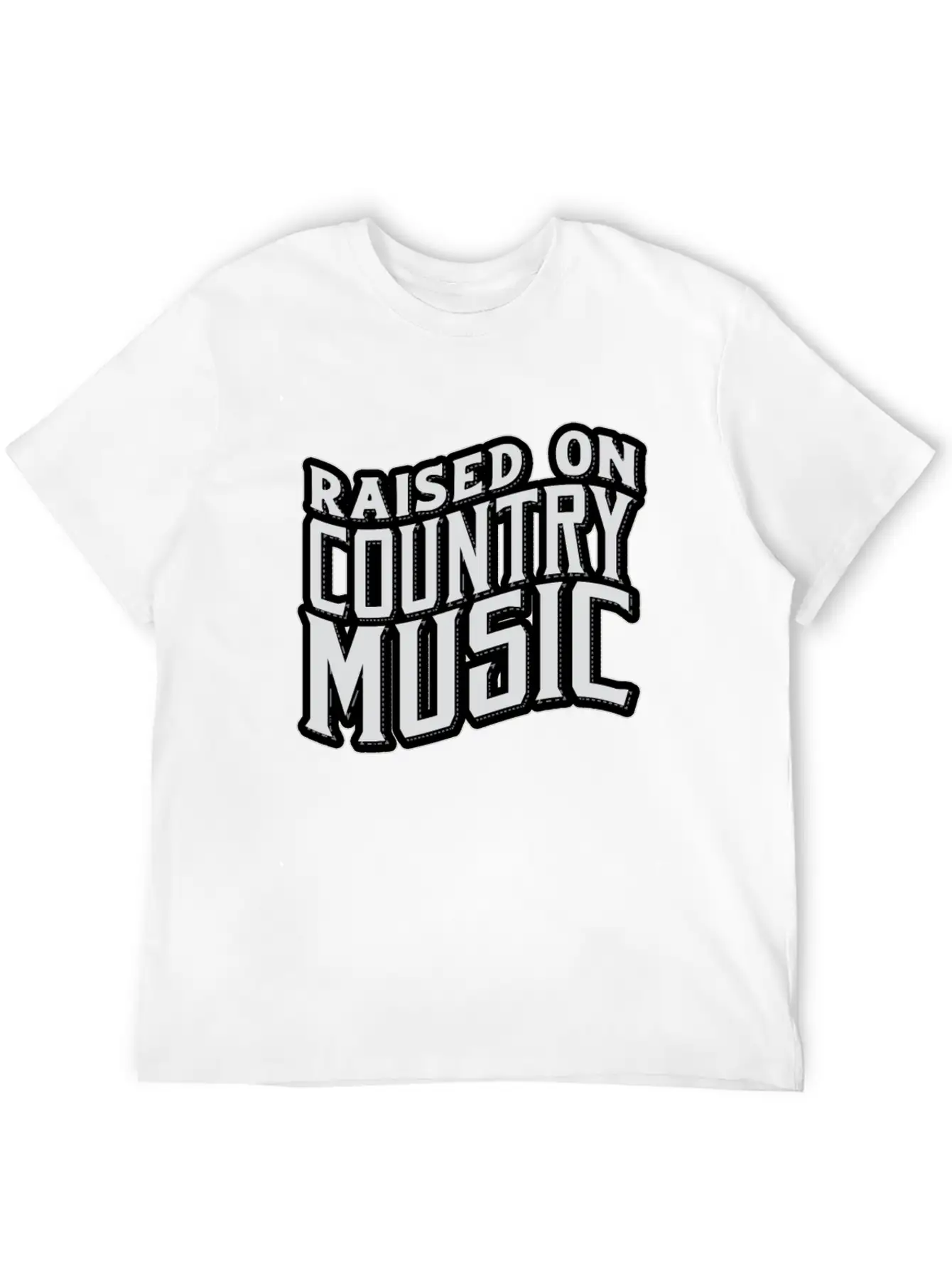 Country Music Modern Fit Casual T-Shirt – Clean And Versatile Design