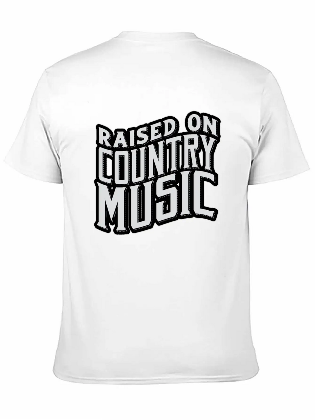 Country Music Modern Fit Casual T-Shirt – Clean And Versatile Design