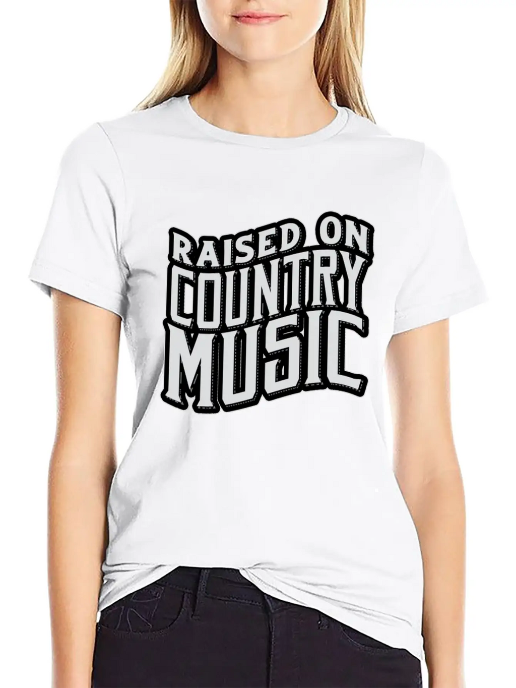 Country Music Modern Fit Casual T-Shirt – Clean And Versatile Design