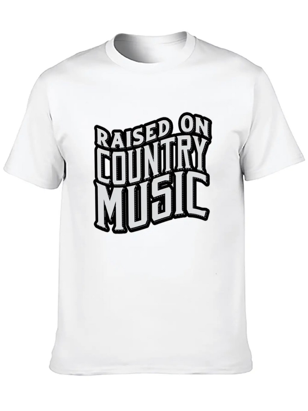 Country Music Modern Fit Casual T-Shirt – Clean And Versatile Design