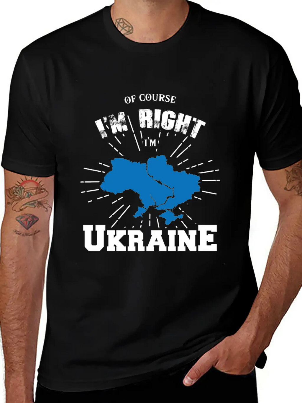 Country Shirt - Ukraine Breathable Graphic T-Shirt – Perfect For Casual Days