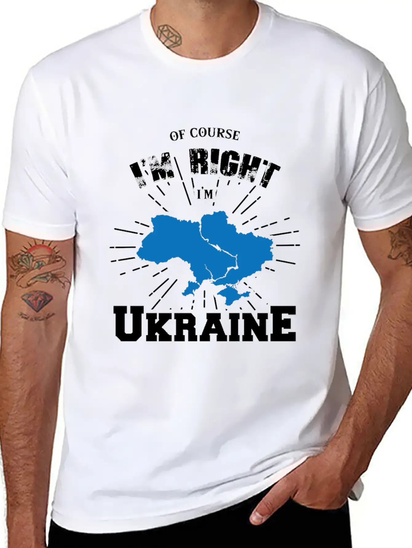 Country Shirt - Ukraine Breathable Graphic T-Shirt – Perfect For Casual Days