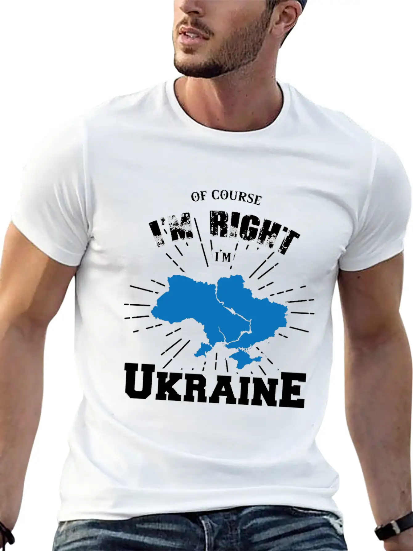 Country Shirt - Ukraine Breathable Graphic T-Shirt – Perfect For Casual Days