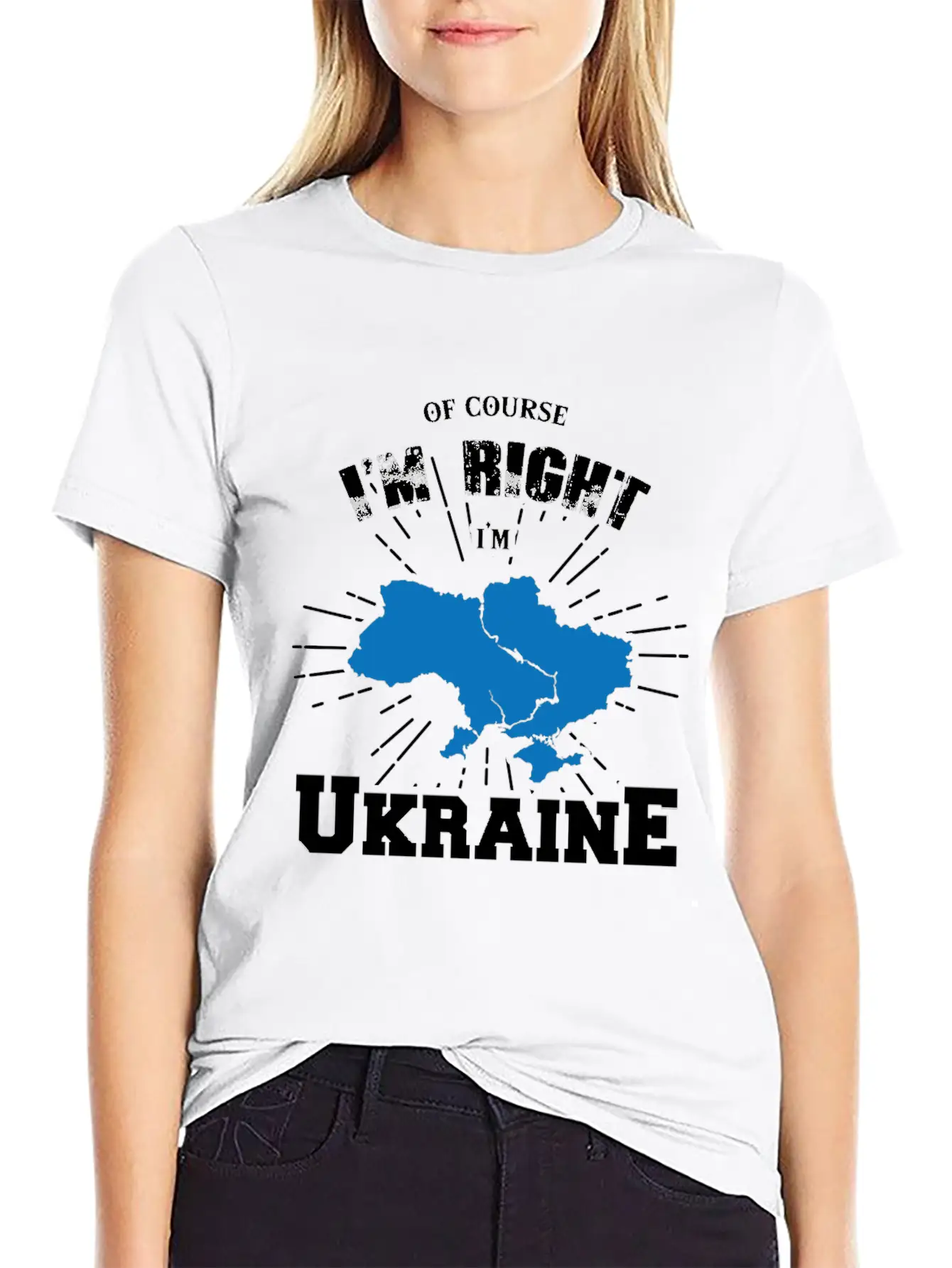 Country Shirt - Ukraine Breathable Graphic T-Shirt – Perfect For Casual Days