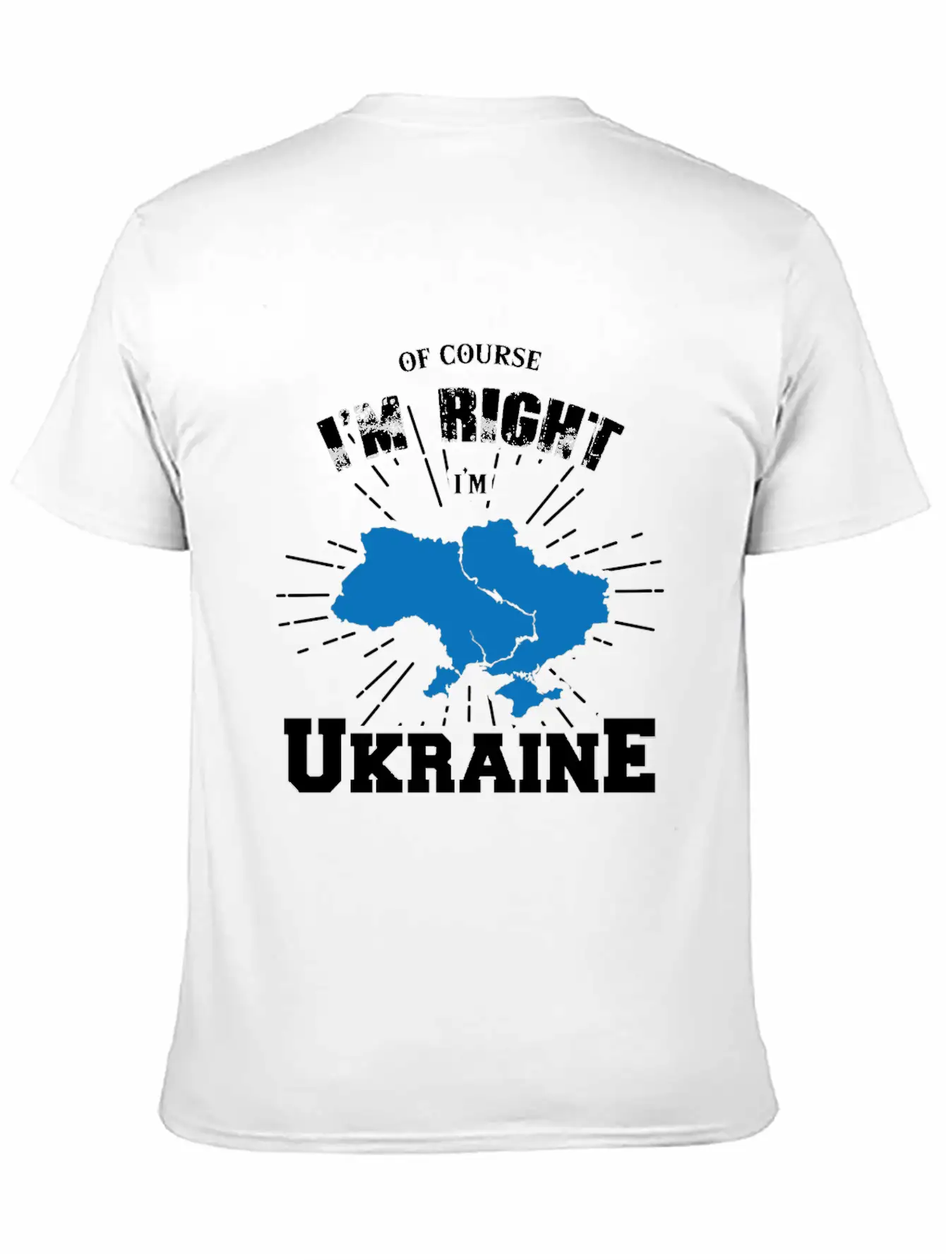 Country Shirt - Ukraine Breathable Graphic T-Shirt – Perfect For Casual Days