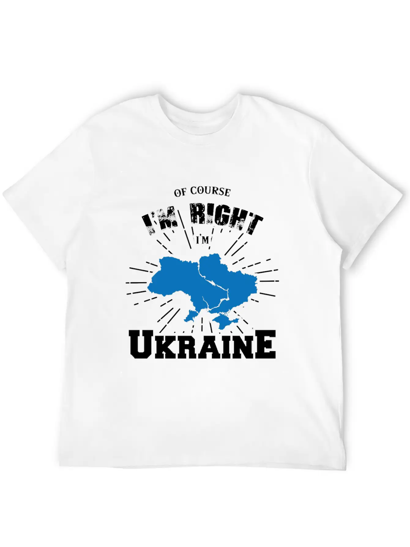 Country Shirt - Ukraine Breathable Graphic T-Shirt – Perfect For Casual Days