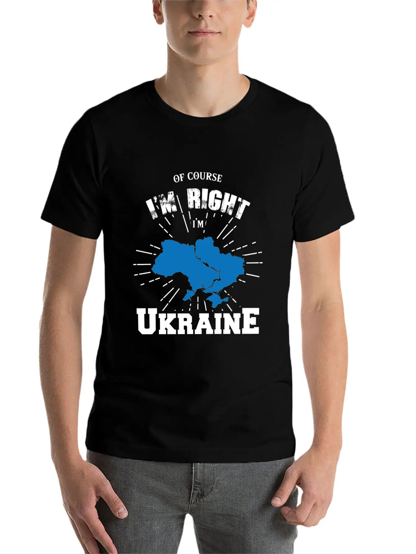 Country Shirt - Ukraine Breathable Graphic T-Shirt – Perfect For Casual Days
