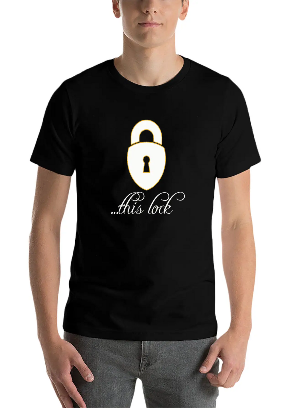 Couple Key To This Lock Timeless Short Sleeve Tee – Comfy And Minimalist Design