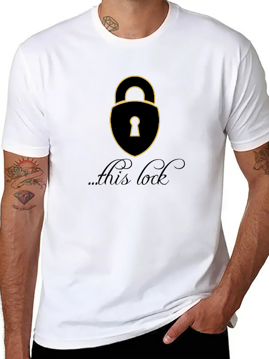 Couple Key To This Lock Timeless Short Sleeve Tee – Comfy And Minimalist Design