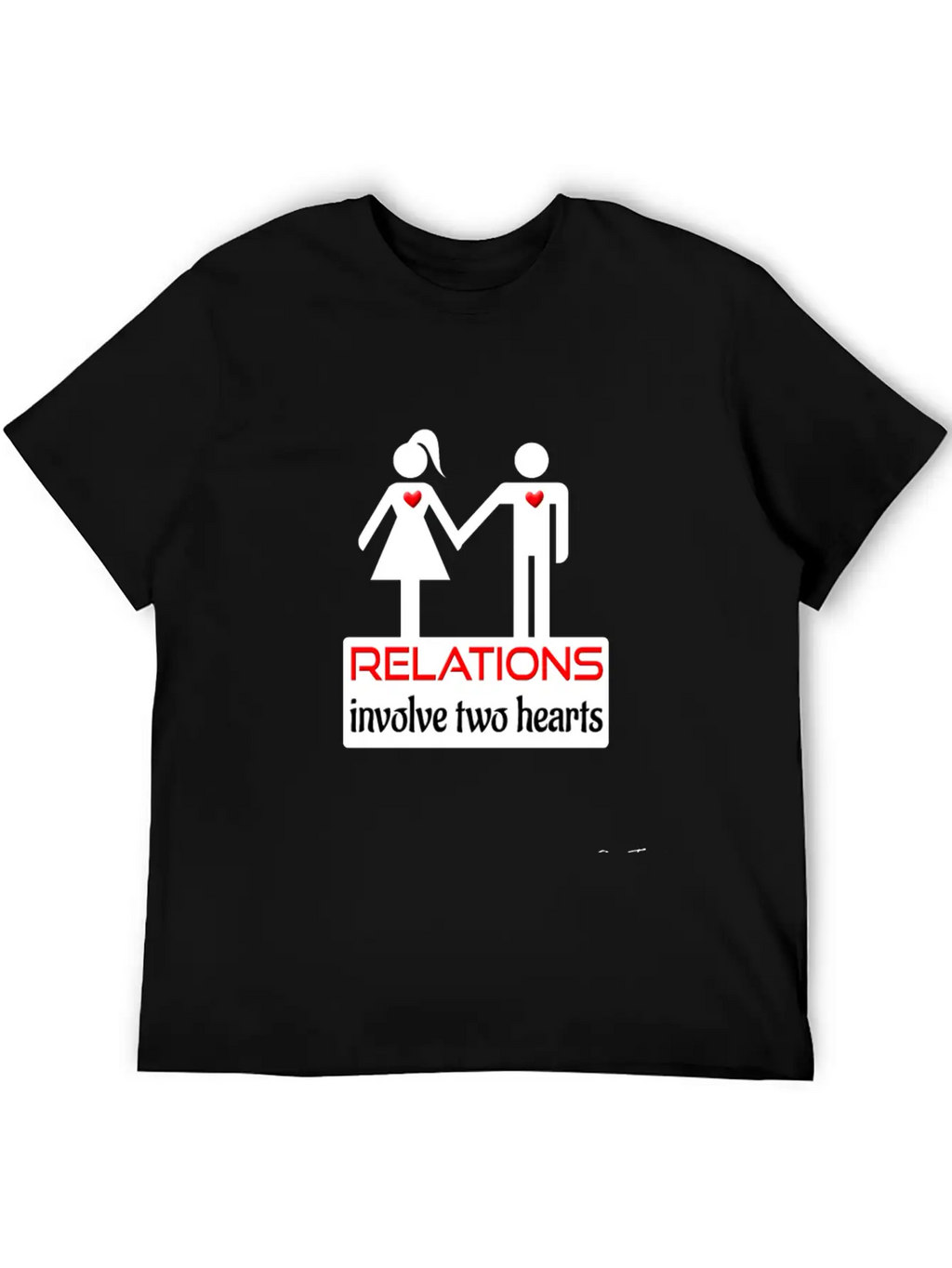 Couples-relations-wht Unisex Casual T-Shirt – Clean Design For Daily Comfort