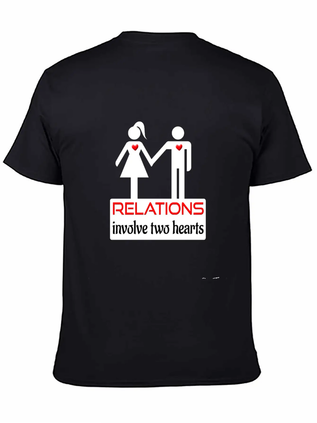 Couples-relations-wht Unisex Casual T-Shirt – Clean Design For Daily Comfort