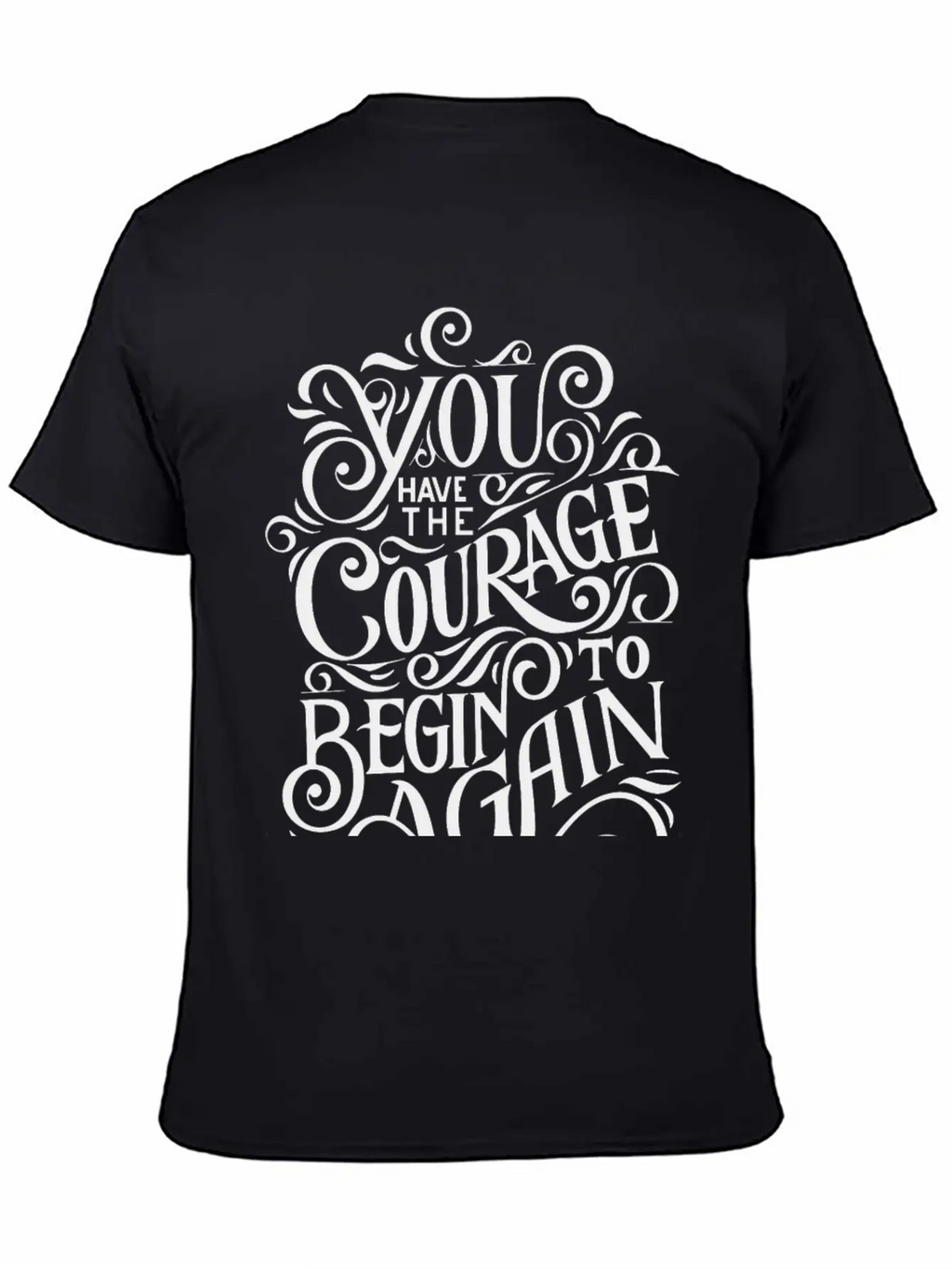 COURAGE Breathable Graphic T-Shirt – Perfect For Casual Days
