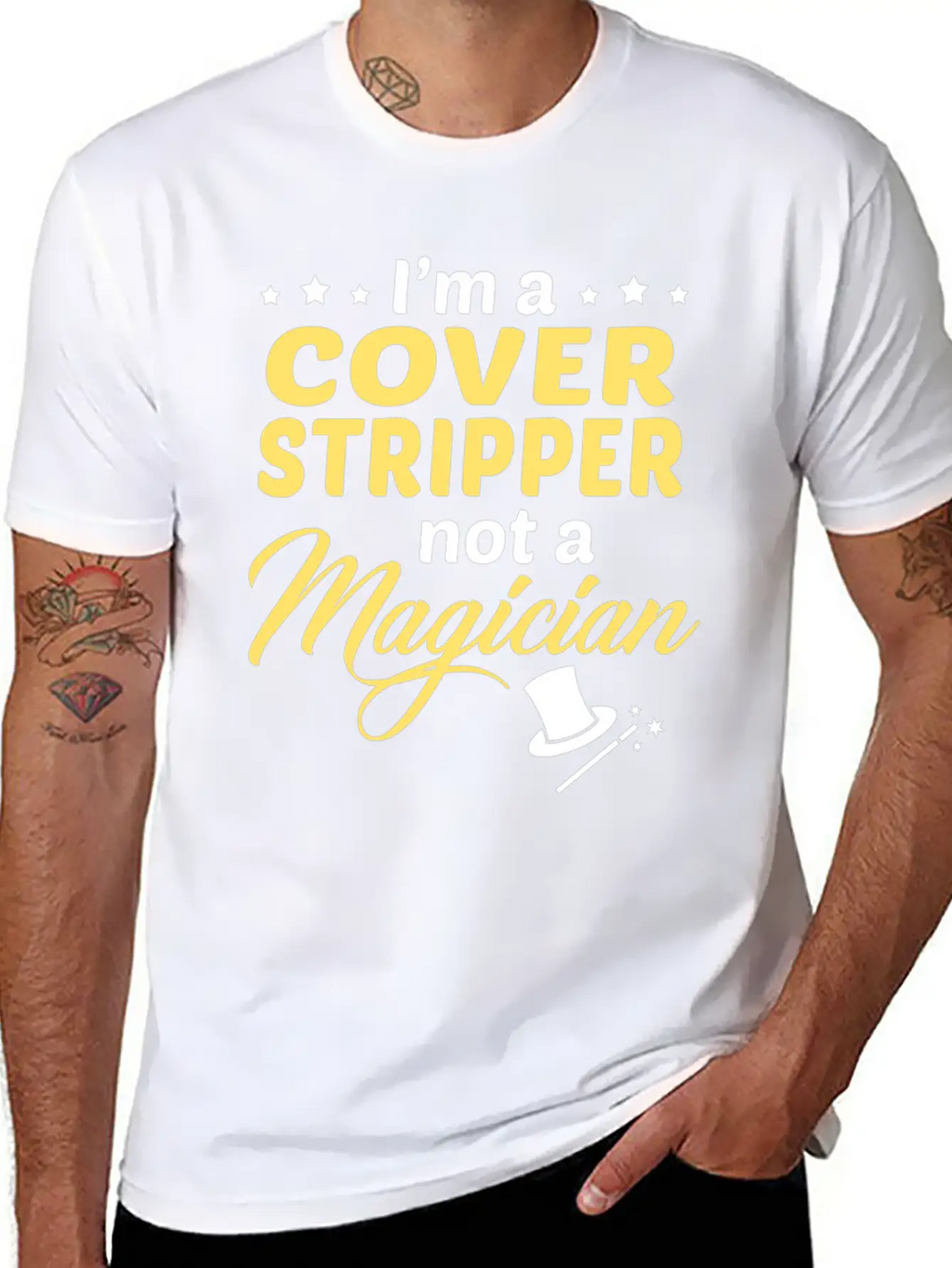 Cover Stripper Basic Graphic T-Shirt – Daily Comfort In Soft Cotton
