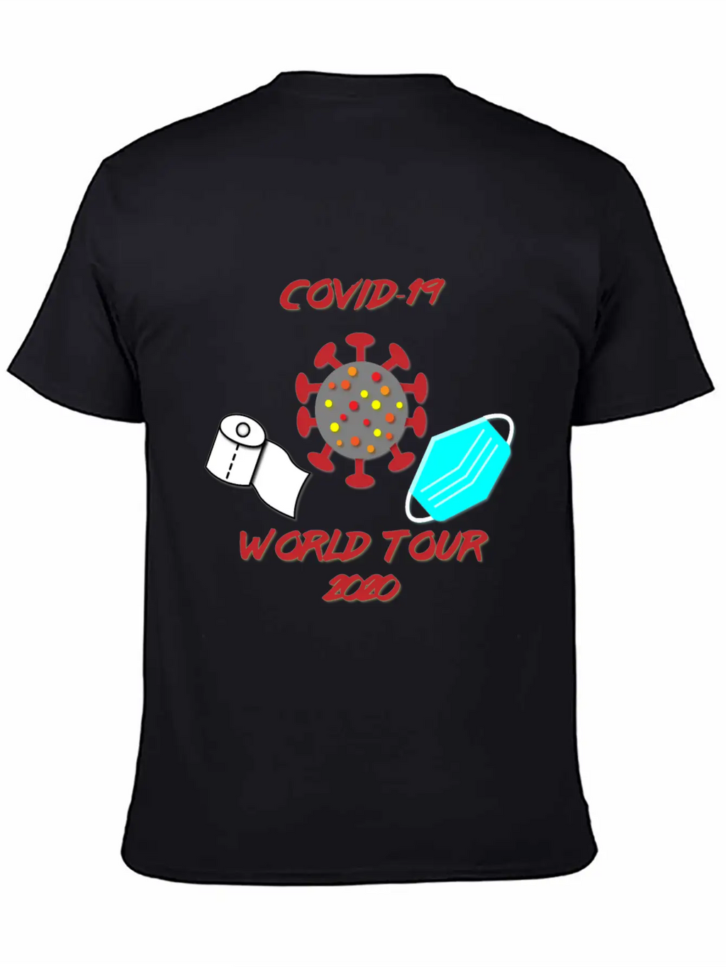 Covid-19 World Tour Unisex Casual T-Shirt – Clean Design For Daily Comfort