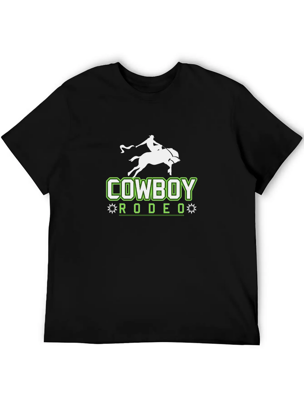 Cowboy Rodeo Rider Horse Basic Graphic T-Shirt – Daily Comfort In Soft Cotton